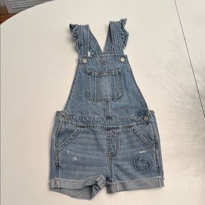 GAP Blue Denim Overalls with Adjustable Straps